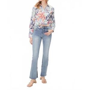 NEW FDJ olivia with slits bootcut jean in medium wash